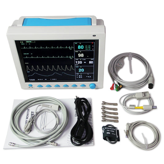 Vital Signs Veterinary Animal Patient Monitor 6 Parameters CONTEC CMS8000 VET